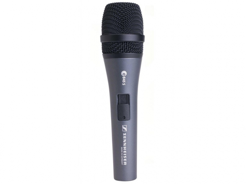 SENNHEISER E845-S mikrofon dynamiczny wokalowy z wyłącznikiem